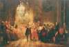 Das Flötenkonzert (1850-52) - von Adolf Menzel (1815-1905) - Öl auf Leinwand 142x205cm Alte Nationalgalerie Berlin
